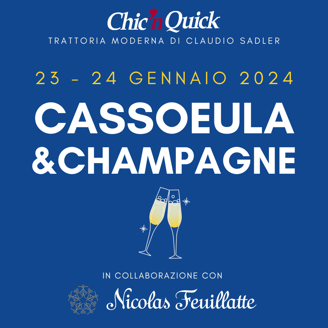 Tornano da Chic’n Quick le serate “Cassoeula & Champagne”