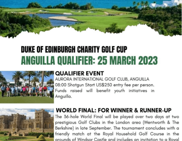 Torneo di golf per sostenere iniziative benefiche per i giovani di Anguilla