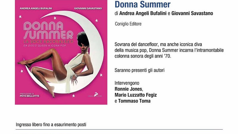 Donna Summer: a Milano la presentazione della prima monografia italiana