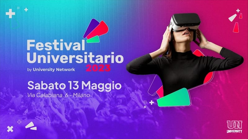 Tutto pronto per la prima edizione del Festival Universitario 2023 Milano. 13 maggio Talent Garden Calabiana