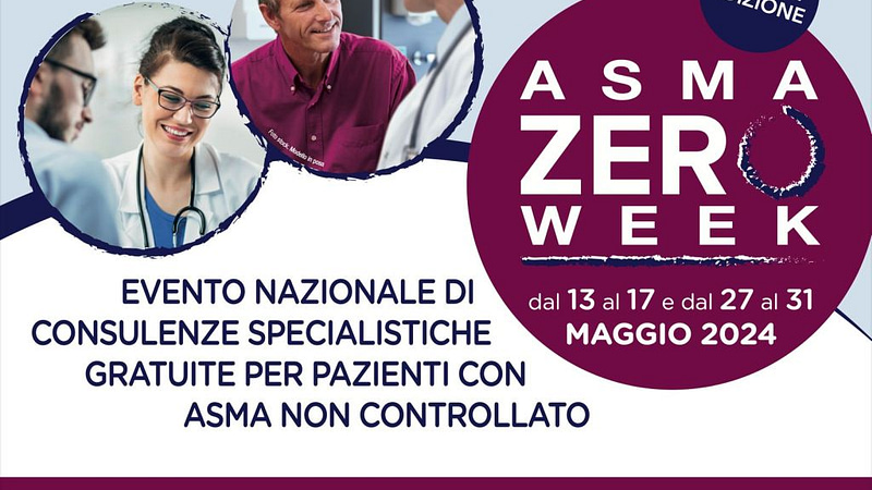 Riparte Asma Zero Week, consulenze specialistiche gratuite in 40 centri