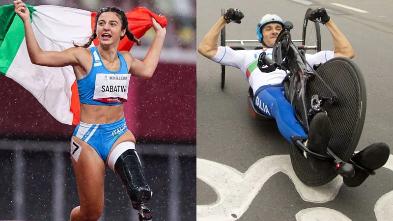Mazzone e Sabatini portabandiera alle Paralimpiadi di Parigi