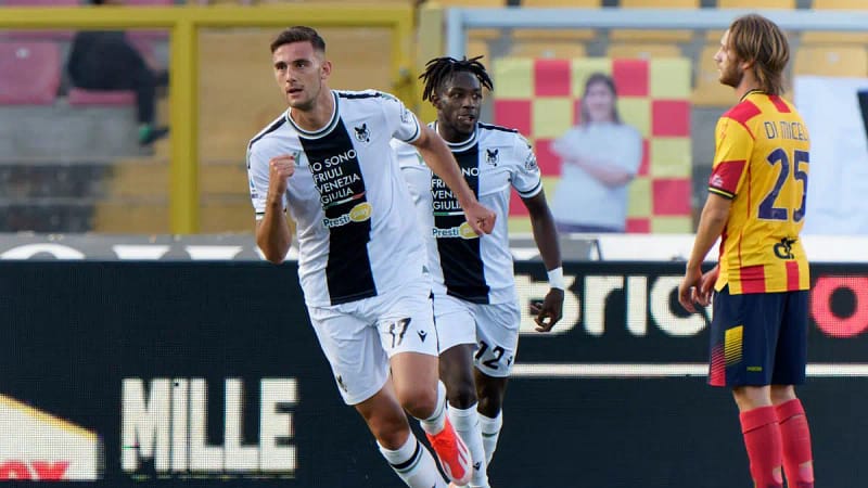 L’Udinese vince a Lecce, punti d’oro verso la salvezza