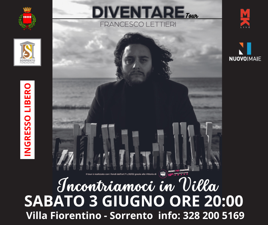 Francesco Lettieri in concerto nell’ambito della rassegna “Incontriamoci in Villa”